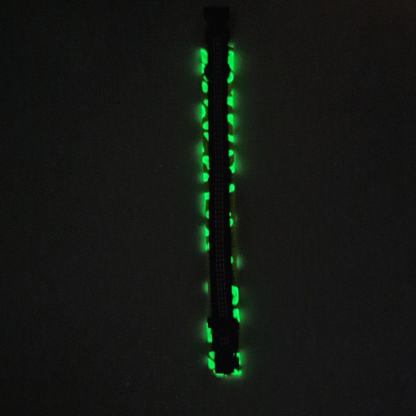 Halsband Safety - schwarz, Neongelb, reflektierend und fluoreszierend!